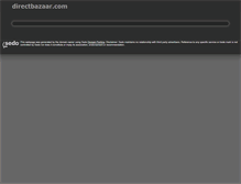 Tablet Screenshot of directbazaar.com